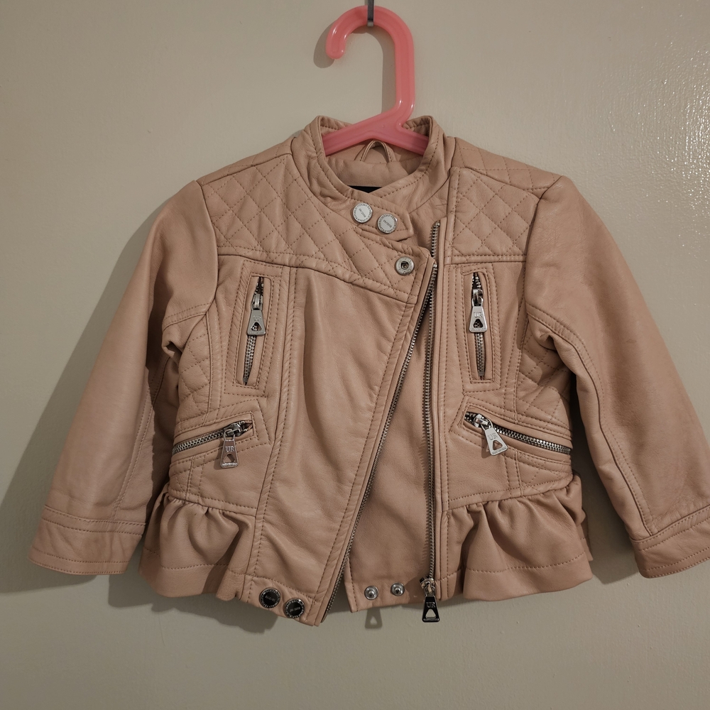 Urban Republic Beige Quilted Kids Jacket